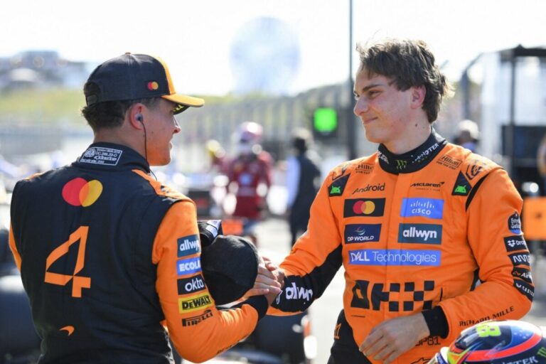 Lando e Oscar em zandvoort