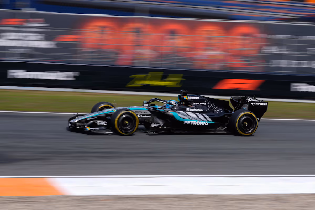 Russel e Mercedes cravam a pole da Sprint em Zandvoort